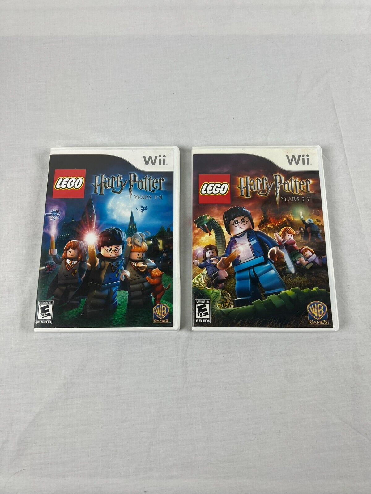 LEGO Harry Potter Years 1-4 and Years 5-7 (Nintendo Wii) With Manuals