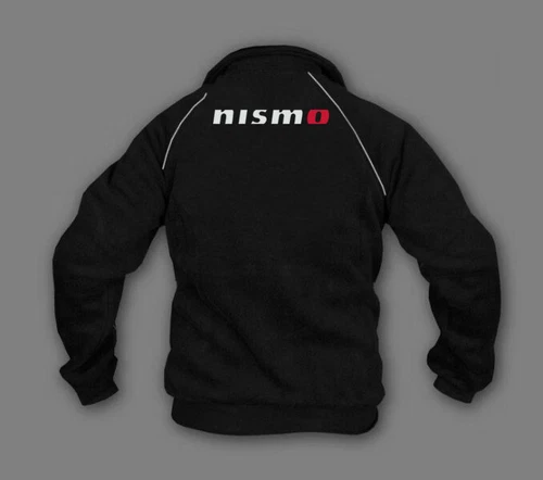 New Mens Nissan Nismo Fleece Jacket Clothing with high quality embroidered logo image 2