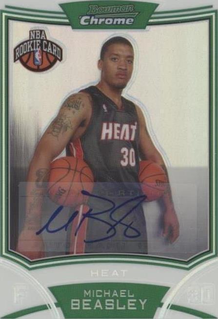 2008-09 Bowman Draft Picks & Stars - Chrome Rookie Autograph Michael ...