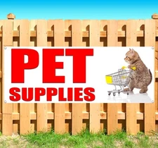 PET SUPPLIES Advertising Vinyl Banner Flag Sign Many Sizes Available USA