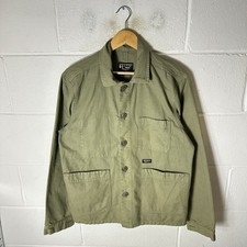 Superdry Jacket Mens Large Green Khaki Oi Polloi Overshirt Chore Shacket Work