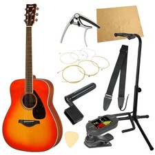 Yamaha FG820 AB Akustikgitarre 9-teiliges Einsteigerset mit Zubehör