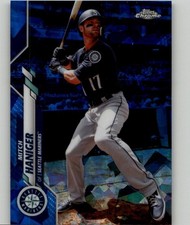2020 Topps Chrome Sapphire Edition Mitch Haniger #45 Seattle Mariners