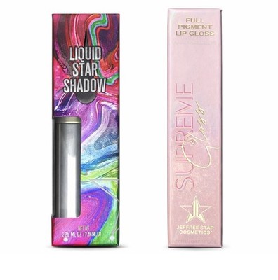 Jeffree Star Groovy Dreams Liquid Star Shadow + Tea Bag Supreme Gloss Lot