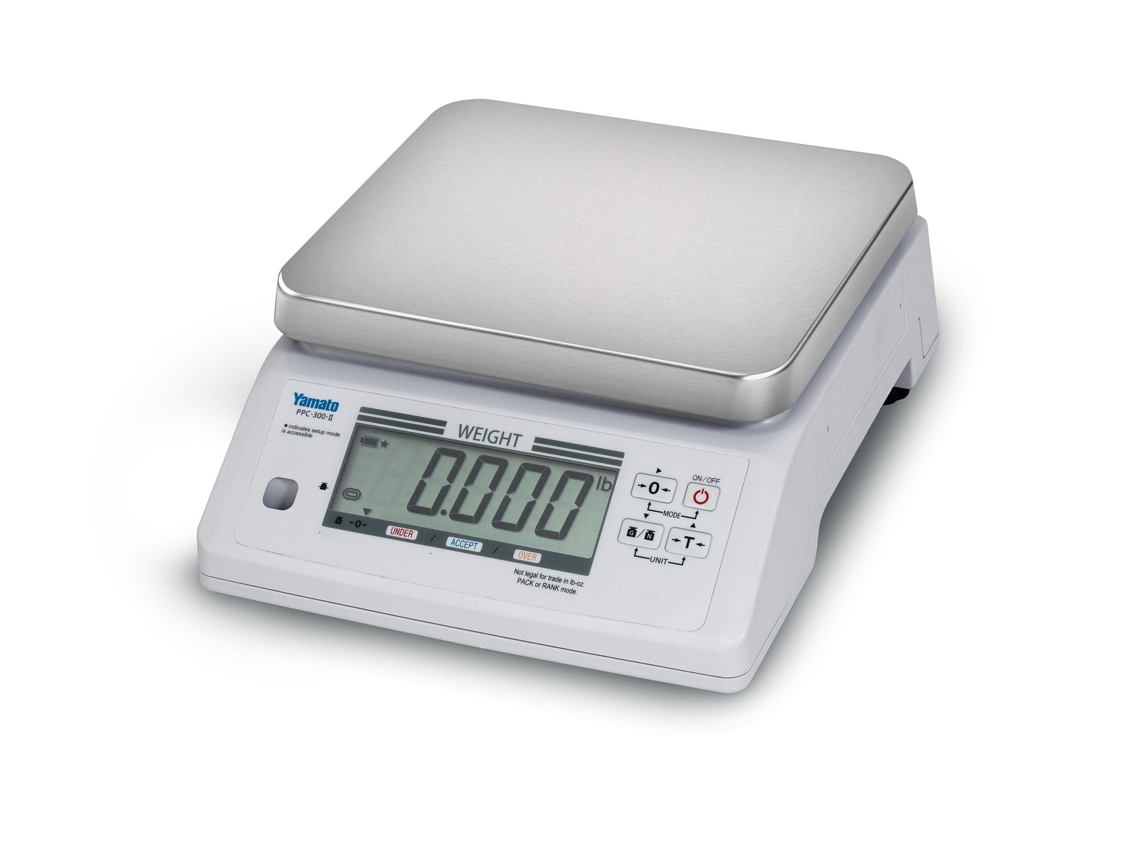 Yamato PPC-300-II-10, Upgraded Portion Control Scale, 10lb x 0.005lb, NTEP