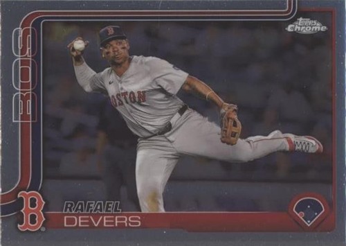 SP! 🚨2025 Topps Chrome RAFAEL DEVERS Fanatical Boston Red Sox
