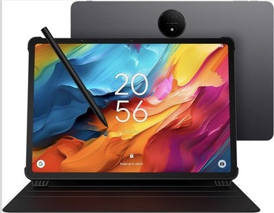 New TCL NXTPAPER 14 9491G 256GB Tablet WI-FI Stylus & Flip Case Bundle Gray