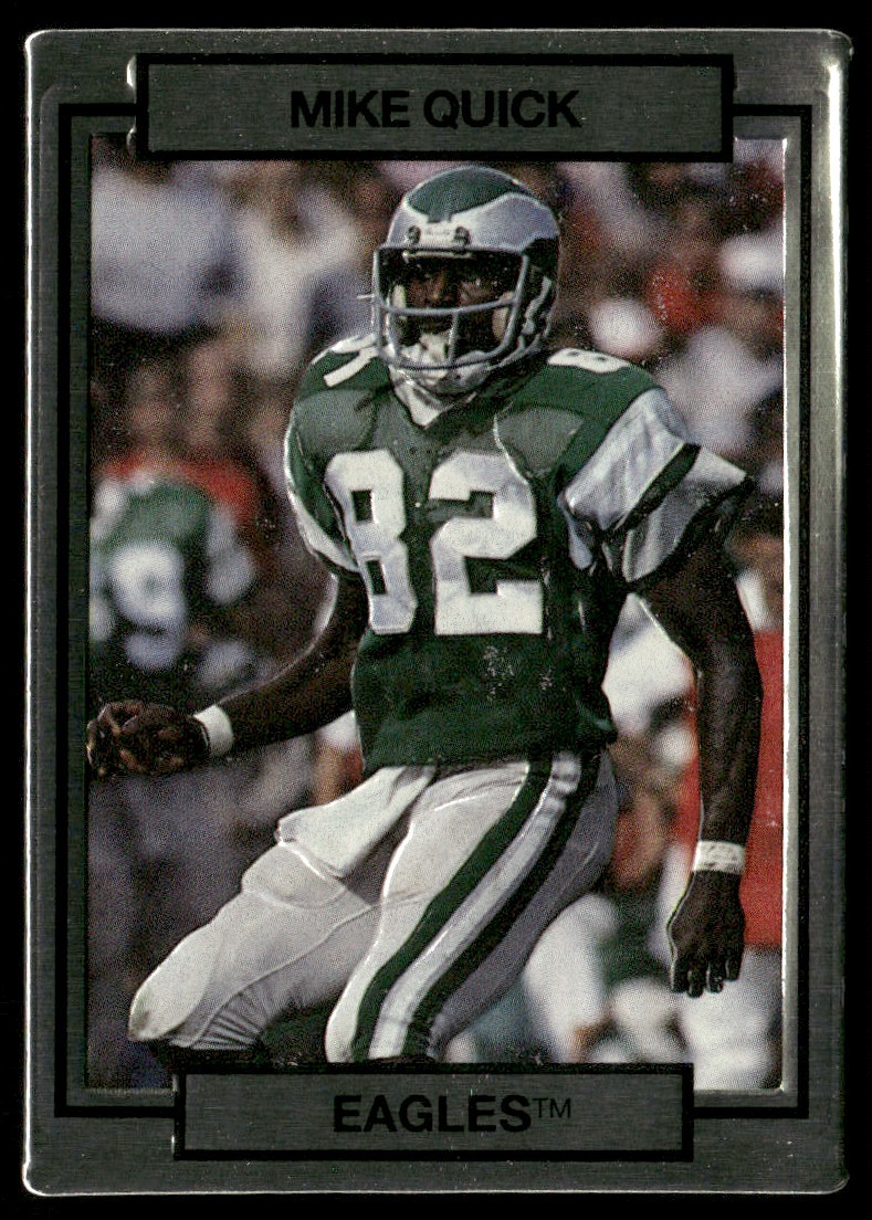1990 Action Packed Mike Quick Philadelphia Eagles #208
