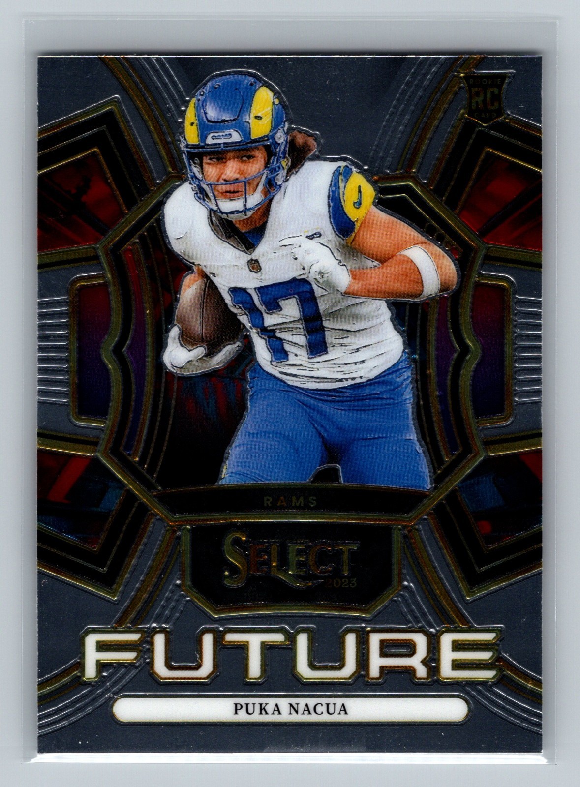 Puka Nacua 2023 Panini Select FUTURE FUT-PNA Football NFL Card Rookie RC Rams