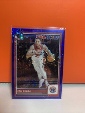 Kyle Kuzma Blue Disco NBA Hoops /99! 2023-24 Panini Premium Stock Basketball!