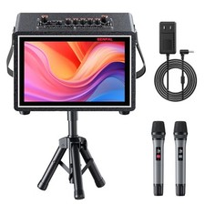 Karaoke Machine with Lyrics Display,12.1-inch capacitive Touch Screen wift