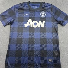 Manchester United 2013 2014 Away Mens Football Jersey Large Shirt Soccer Nike