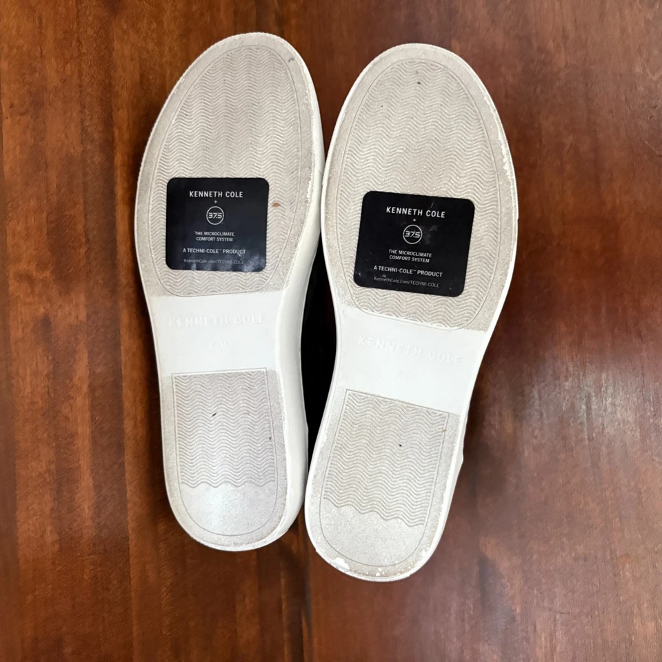 Kenneth Cole Mujer Kayla Negro Charol Zapatillas Altas Talla 6.5 Foto 4 de 4