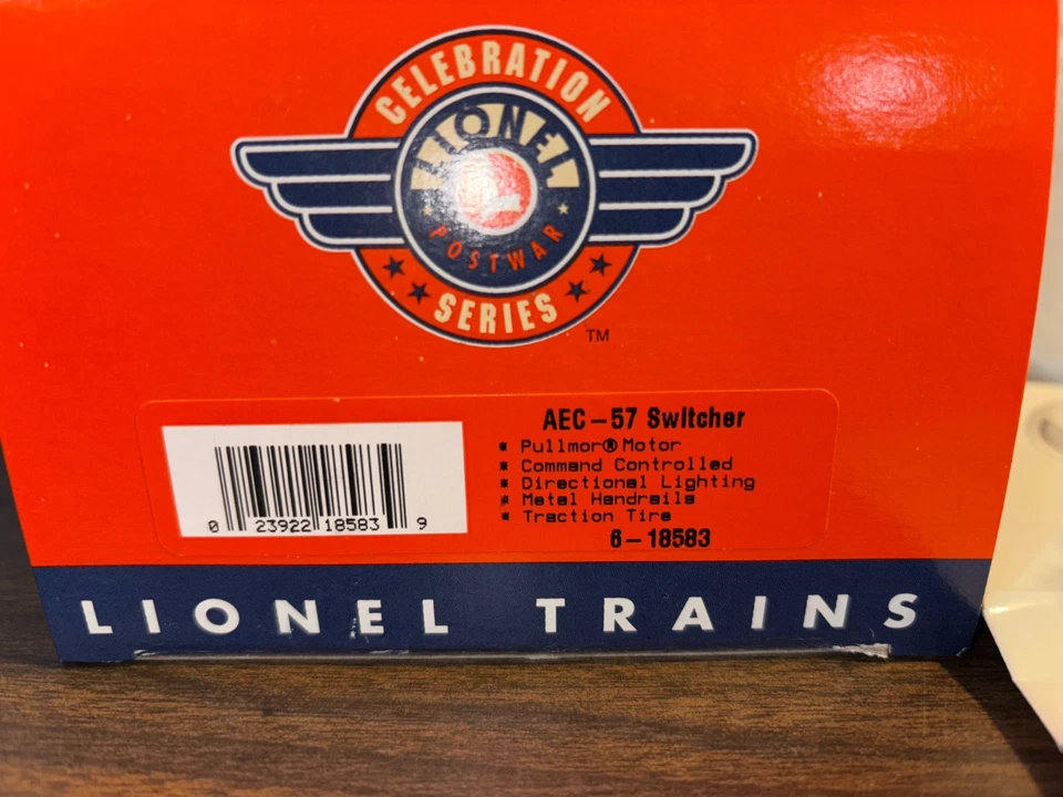 NEW OLD STOCK 1998 Lionel O gauge 6-18583 Atomic Energy Commission 57 Switcher - Image 2 of 4