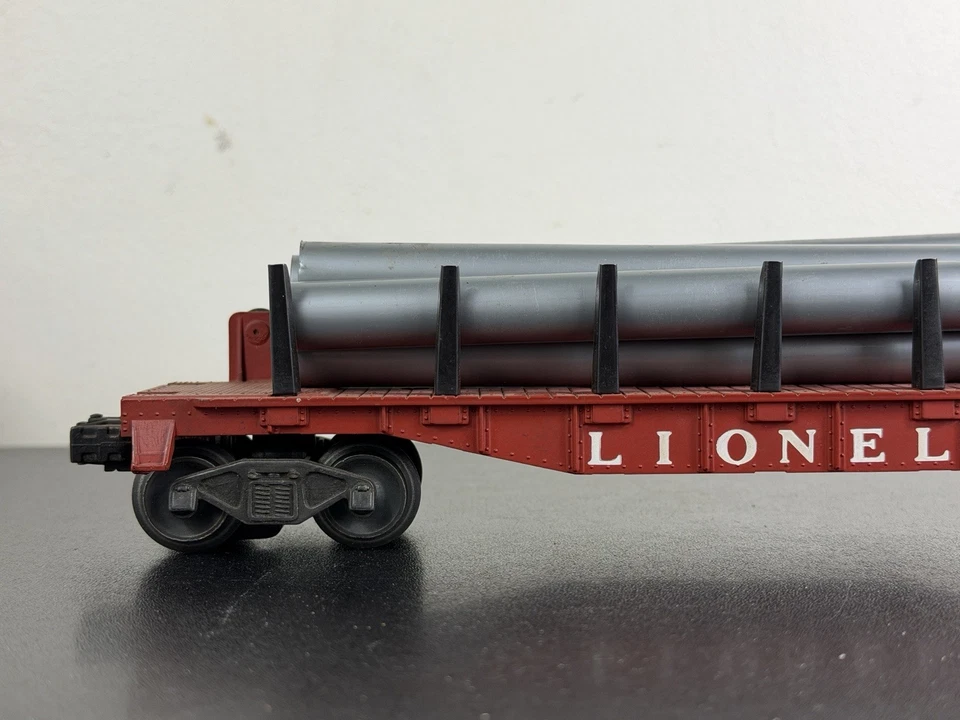 Vintage LIONEL Train Pipe Car 6511 O Gauge with BOX - Image 3 of 4