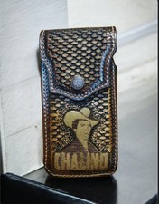 cell phone belt holder leather