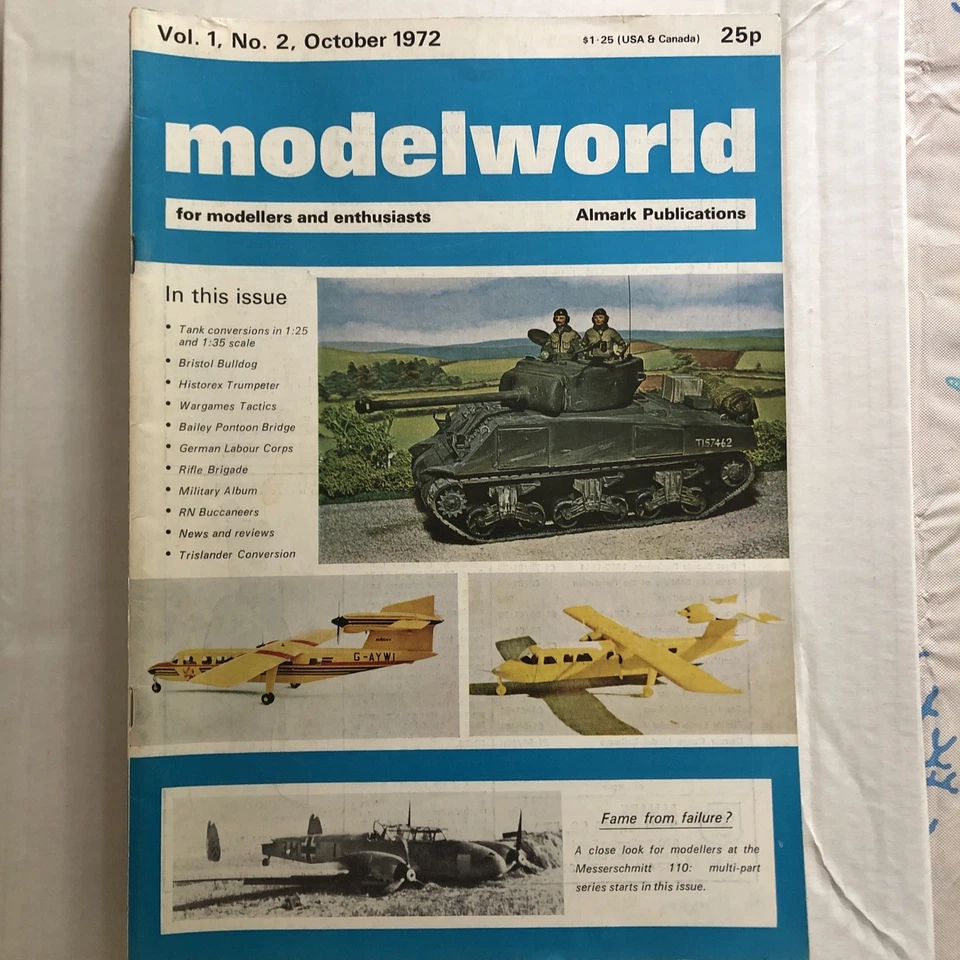1973 12 Issue Lot UK Modelworld Hobby Magazine miniature war military army plane - Image 3 of 4