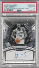 PSA 10 GEM MINT 10 - Rudy Gobert 2023 Panini Flawless Timberwolves Auto /25