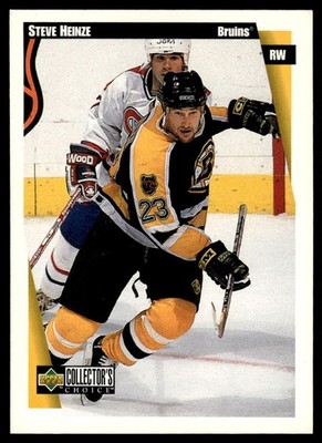 1997-98 Collector's Choice Steve Heinze Boston Bruins #20