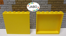 C10/4 Lego 2x 59349 Panels Wall 1x6x5 Yellow