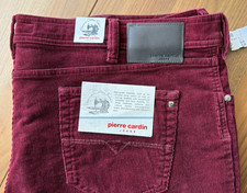 PIERRE CARDIN - Herren Hose - Stretch - Rot Feincord - Größe 64 / NEU m. Etikett