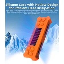 M2 SSD Enclosure USB C Dual Protocol Support with HD Screen 10Gbps Speed