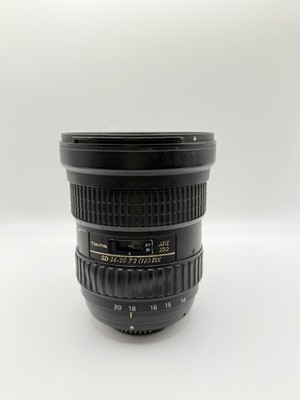 Tokina AT-X Pro 14-20mm f/2 DX Nikon F Lens MF Only Tested