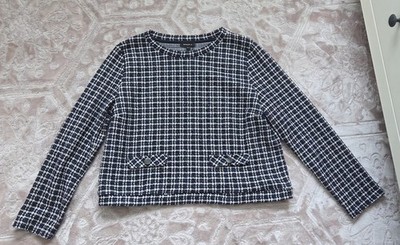 Cropped Pullover von More&More, neu, Boucle Tweed