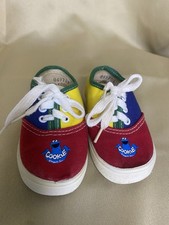 Vintage Baby Shoes JCPenney Sesame Street Cookie Monster, Muppets Inc Size 3