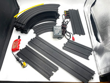 TYCO Slot Car Track lot, 13 pieces of Track, Plunge Controller, AC Power Supply