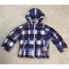 NWT Columbia Kids' Pike Lake II Printed Hooded Winter Jacket Size XS 6/7 
