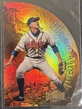 1999 METAL UNIVERSE PLANET METAL #4 CHIPPER JONES PM ATLANTA BRAVES