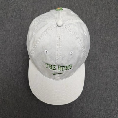 Marshall Thundering Herd Hat OSFA Gray Nike Team Y2K Adjustable