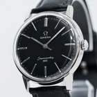 Vintage 1966 *NEAR MINT* OMEGA Seamaster 600 Cal.601 Hand Winding Black 34mm Men