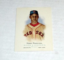 2007 Topps Allen & Ginter 292 Terry Francona  Red Sox Manager