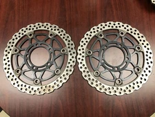 OEM Kawasaki Ninja ZX6R 09 10 11 12 Front Brake Disc Rotors Set Left & Right