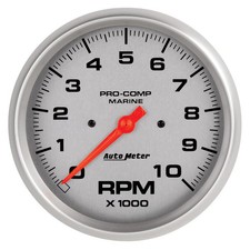 Autometer 200801-33 Marine Silver Ultra-lite Tachometer 5 10k Rpm Autometer 200801-33 Marine Silver Ultra-lite Tachometer 5 10k Rpm