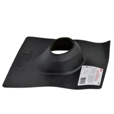 4" Pipe, Flex-Flash No-Calk Pitched Roof Chimney/Vent Flashing, 11.5" x 14" bas