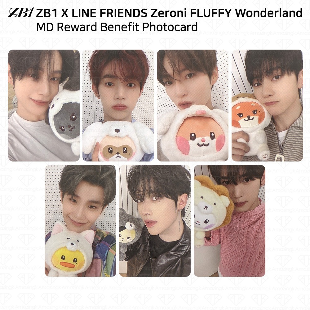 ZEROBASEONE x Line Friends Zeroni FLUFFY Wonderland MD Reward