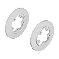 f.becker Bremsscheiben Voll Hinten Rechts Links FüR Ford Transit V363