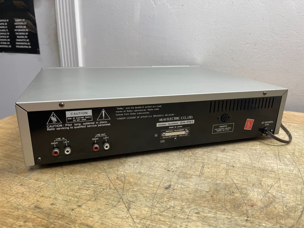 AKAI カセットデッキ　GX-F51 AKAI GX-F51 Cassette Deck | eBay