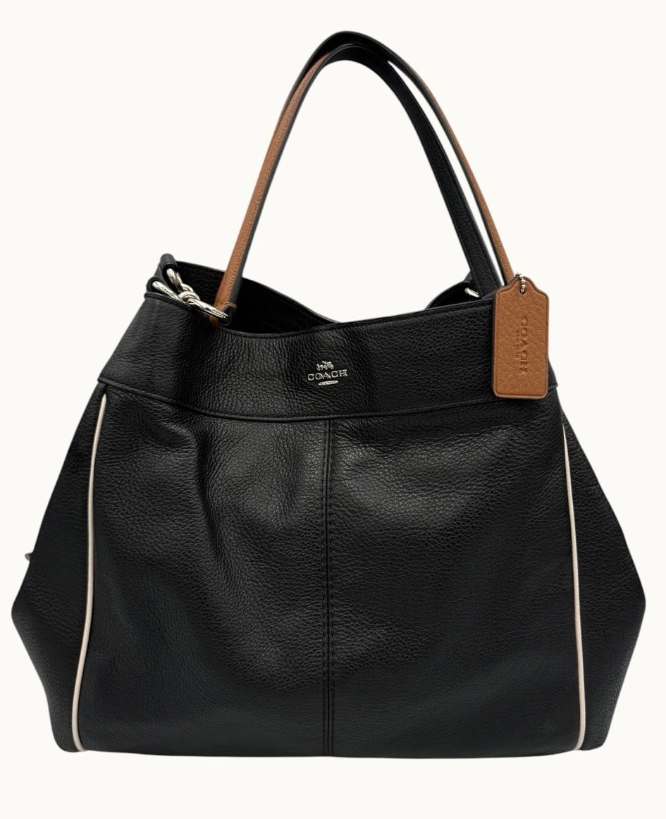 バッグ COACH tote bag boston black leather y2k 25+ Coach Drawstring Tote Bags & Handbags for Women for sale
