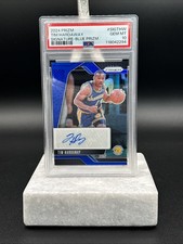 2024 PANINI PRIZM SIGNATURES BLUE PRIZM TIM HARDAWAY /49 PSA 10 Warriors NBA