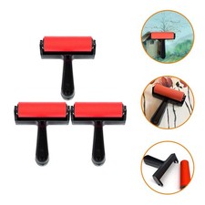 3 Pcs Replaceable Rubber Roller Multi-function Brayers for Gel Printing