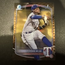 2025 Bowman - Chrome 1st Esteban Mejia #BCP-9 Reptilian Refractor (RC)