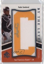 2009 SP Authentic By the Letter Rookie Signatures 27/28 Pablo Sandoval Auto 0o9