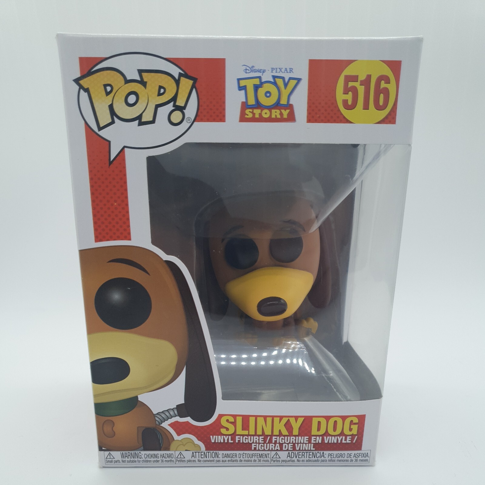 Slinky Dog Pop! Figura Toy Story 516 Funko Vinilo Disney Pixar + Protector