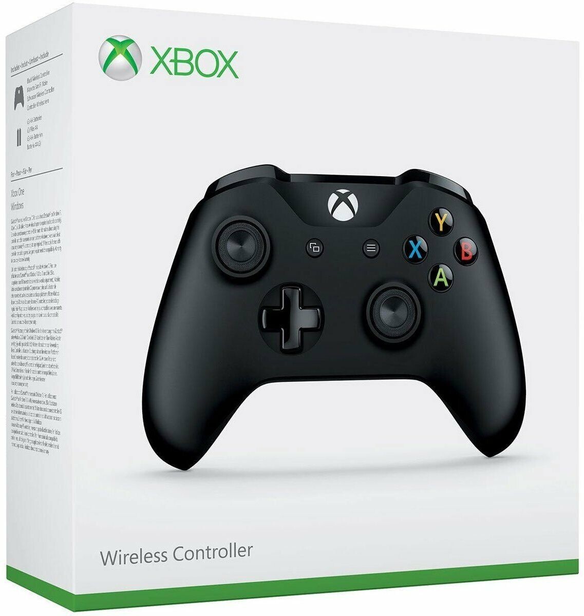 Xbox One Wireless Controller Black with Cable adaptor | eBay