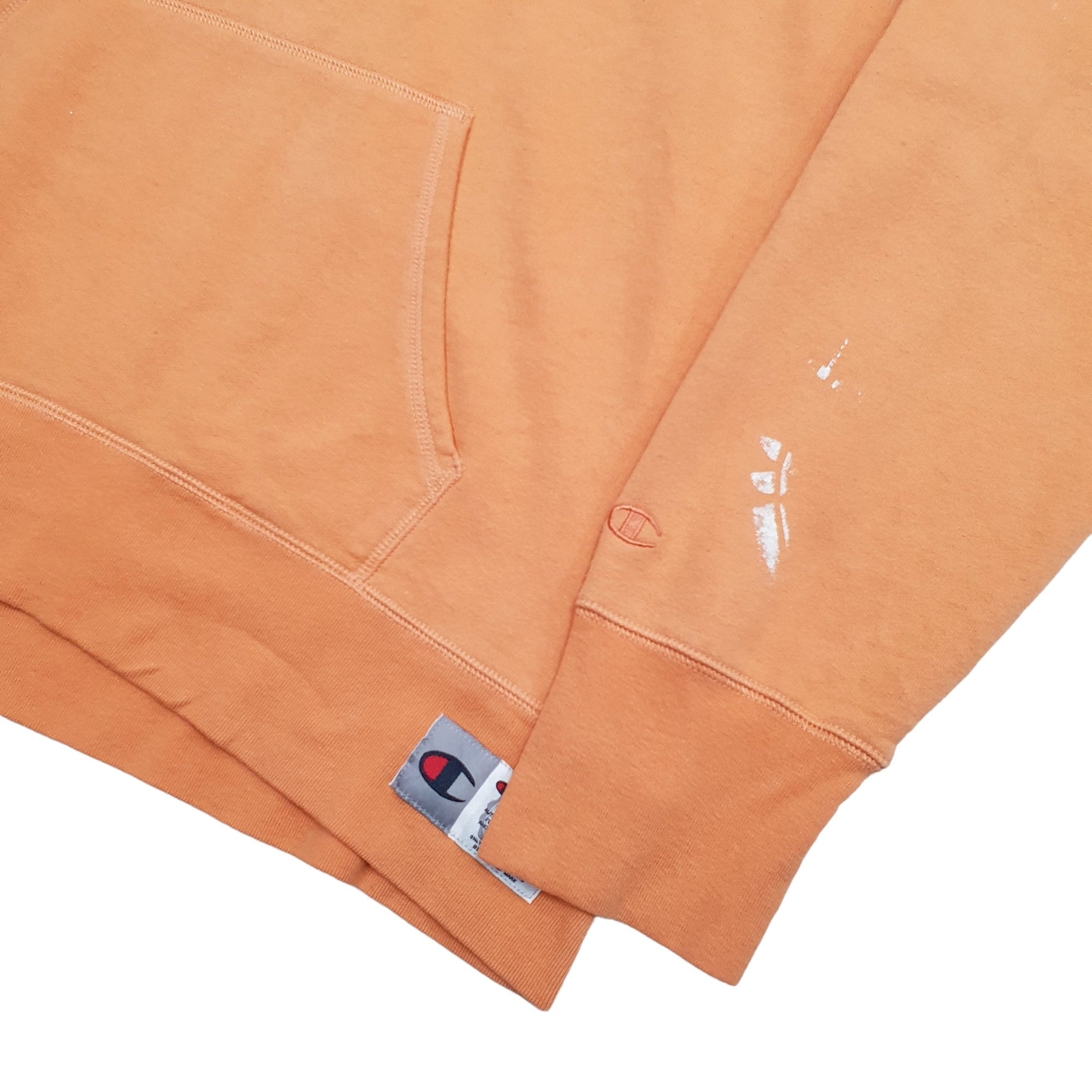 CHAMPION Hoodie Cotton Jumper Sweatshirt Mens L image 3