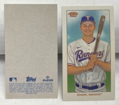 Corey Seager 2023 Topps 206 Hoch Serie Leere Rückseite Sp / 10 - Texas Rangers